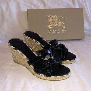 Burberry Wedge Sandals
